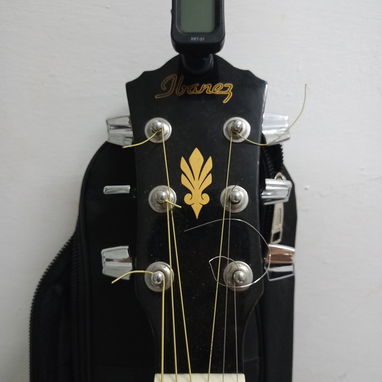 🎸Guitarra Ibanez Electroacústica Negra Cutaway - Img 121658428