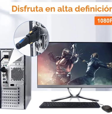 ADAPTADOR CONVERSOR DVI 24 + 1 MACHO A HDMI HEMBRA - Img 70718538