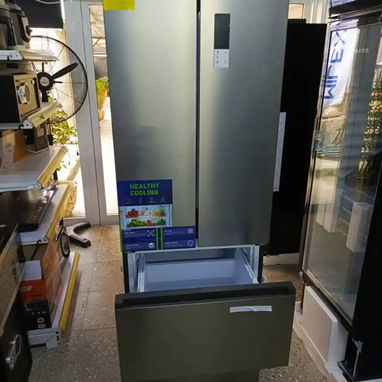 Refrigerador 16 pies doble puerta y 2 gavetas inferiores marca Milexus Modelo francés congelación seca precio $830 USD - 6/6