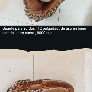 Guantes y mascotin Batos , para zurdos - Img 121110273