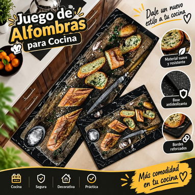 Alfombras de cocina Set de 2 piezas en 5500cup( Medidas: Chica: 40x60cm  Grande: 40x120cm ) - 5/6