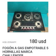 Fogón a gas de 5 hornilla - Img 55564296
