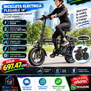 Bicicleta eléctrica plegable 14" - Img 57539366
