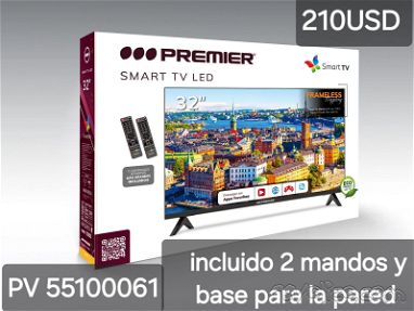 TV PREMIER 32 PULGADAS  Lavadoras Konka automática de 5kg 8kg 10kg  y semi automática 6kg y 8.5kg - Img main-image-45202776
