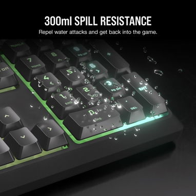 ⌨️🔥 TECLADO GAMING CORSAIR K55 CORE RGB USB TAMAÑO COMPLETO ANTIDERRAMES CONTROLES MULTIMEDIA ENVÍO DISPONIBLE-GARANTÍA - Img 118996059