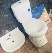 Juego de baño corona con lavamano sobre encimera corona - Img 49379302
