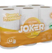Paquete de Papel Sanitario Joker (12 rollos) - Img 49757175