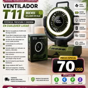 🌪️❄️ ¡VENTILADOR RECARGABLE T11 DE ALTA POTENCIA! ❄️🌪️ cell 54389456 - Img 56383756