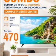 🔥 ¡SÚPER COMBO HOGAR! Smart TV 50" + Cajita Decodificadora 4K GRATIS ¡Señal perfecta en pantalla gigante! 📺💥 - Img 55708617