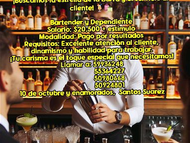 Oferta de empleo en Bolera Santos Suarez,  detalles en las fotos - Img 69365085