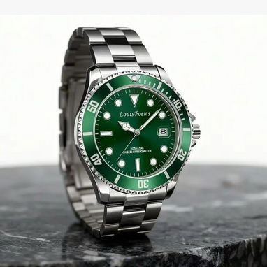 ☎️53544655 🛵 Entrega Disponible ⭐Reloj LouisPoems Green Submariner – Estilo Ejecutivo Deportivo ⭐ - Img 113716923