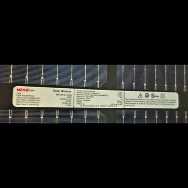 Panel Solar Bifacial MESSI 450 W (Rebajado de precio) - 2/2