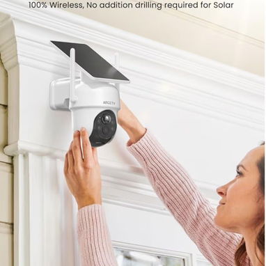 ☎️53544655 🛵 Entrega Gratis ⭐ Kit de Cámaras de Seguridad Solar Inalámbricas 4MP (4 Cámaras)⭐ - Img 111967624