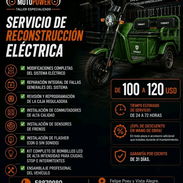 🔥 ¿Tu moto eléctrica está fallando? En Motopower la dejamos mejor que nueva con nuestro servicio de Reconstrucción Eléc - Img 56812001