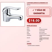 LLAVE MEZCLADORA DE LAVAMANOS S.P.C . - Img 57881972