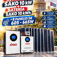 INVERSOR SAKO 10 kW + BATERIA SAKO 10 kWh +8 PANELES DE 605-665W - Img 57965857