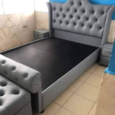 💥Camas de tubo cameras ,Colchones, Camas tapizadas y Juegos de cuarto con su cómoda - Img 122604055
