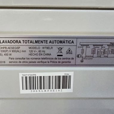 💧320 USD💧 LAVADORA AUTOMÁTICA LG 9KG. MENSAJERÍA COM FACTURA Y GARANTÍA. TLF 54833699 - Img 107579527