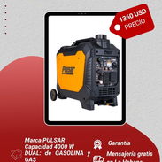 Planta Eléctrica PULSAR 4000W, DUAL de gasolina y gas - Img 56083158
