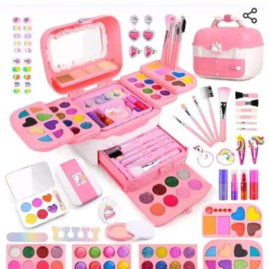 Maletas de maquillaje Profesional para niñas con materiales seguros no son toxicos - 3/6