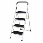 ESCALERA DOMÉSTICA PLEGABLE DE 4 NIVELES CON MANIJA ACOLCHADA - Img 55647929