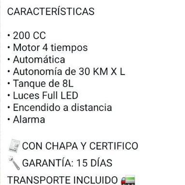 Moto Automática TK 200cc UNISON - Img 124592924