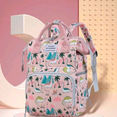 🎒 Mochila Pañalera Rosa – Estampada – 25 USD ¡Mejores precios y calidad conmigo! - 6/6