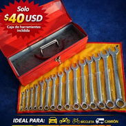 Set profesional de 12 llaves españolas + caja metálica - Img 57667342