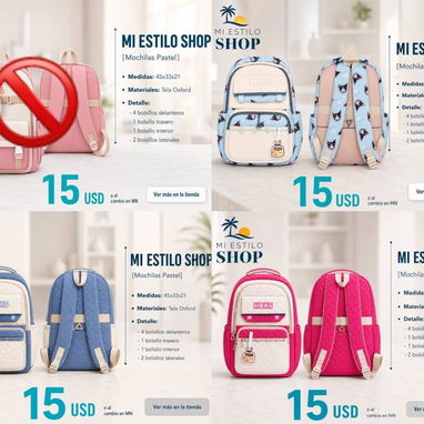 Mochilas, juegos con merenderos y demás de 9, 15 y 20 usd - 6/6