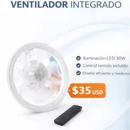 LED LÁMPARA CON VENTILADOR INTEGRADO - Img 54508288