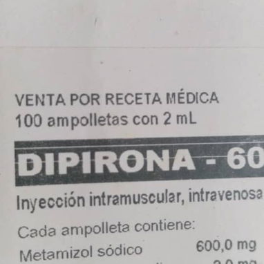 Dipirona 600 inyección - Img 126711078