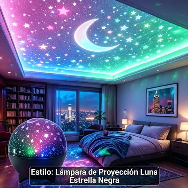 Lámpara proyector de cielo estrellado - Img 124525810