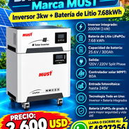 Kit solar todo en uno de 3kw con 7kwh - Img 58000338