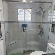 Mampara de cristal para baño - Img 55404177