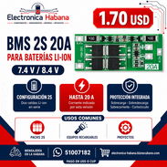BMS 2S 20A para Baterías Li-ion 7.4V / 8.4V - Img 57153989