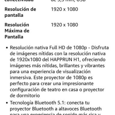 Proyector full Hd Traído de usa - Img 127685648