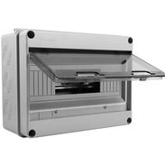 Caja de Distribución Eléctrica MCB Modelo H12 de 12 Vías IP65 IK08 PC+ABS con Cubierta Transparente - Img 58131393