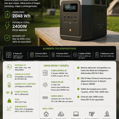 Soluciones de Energía para Apagones en Cuba | EcoFlow, MUST, Sako, LANX e Infinisolar | Todo NUEVO + GARANTÍA | 55919946 - Img 121524439