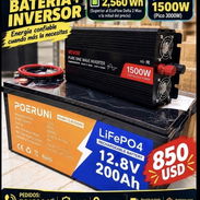⚡ Batería POERUNI + inversor VEVOR - Img 58460501
