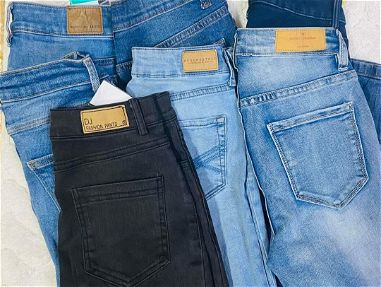 Jeanes elastisado aguas claras de mujer list,ripiado o con cinto - Img main-image-45736218