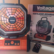 VENTILADORES RECARGABLES MODELO F6 ORIGINALES DE 20.000MAH. GIRAN, TIENEN LUCES LED, 4 VELOCIDADES. LARGA DURACIÓN - Img 55705683