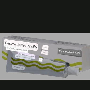 Venta de Benzoato de Benzilio en crema de 25 mg al 20 % - Img 123007347