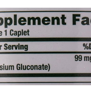 GLUCONATO DE  POTASIO 99MG - 2/2