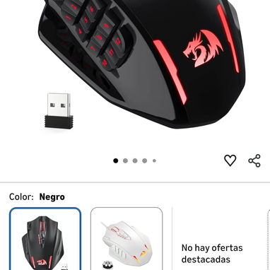 Mouse inalámbrico Redragón impacto elite - Img 122488181