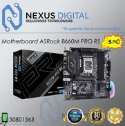 !!💻!! Motherboard ASROCK B660M PRO RS NUEVA en su caja !!💻!! - Img 49561875