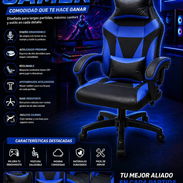 ‼️Silla Gamer (AZUL) (ElectroHogar)‼️ - Img 55181389