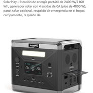 📦 Estación de energía de 2400w pico 4800w y 2160wh marca Solarplay - Img 56732923