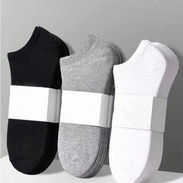 🧦 PACK DE 30 PARES DE MEDIAS - NEGRO, BLANCO Y GRIS - Img 56002834