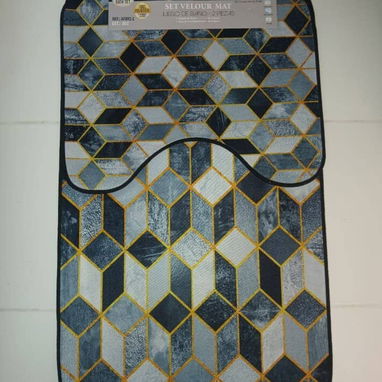 Juego de 2 alfombras para baño (G2) - Img 112360467