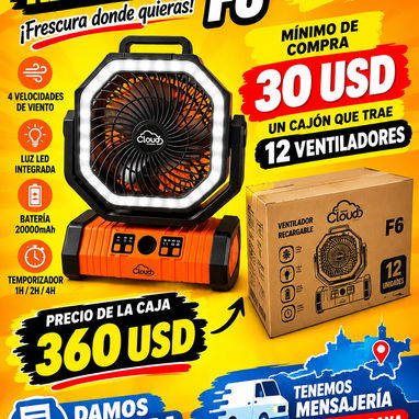 Ventiladores recargable por cantidad f6-f36-f22 - 3/3